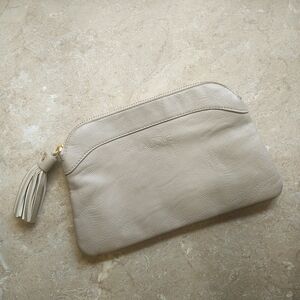 Lalique Parfume Cosmetic Bag Clutch Beige